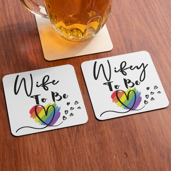 Wife & Wifey Coaster Set