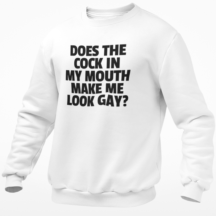 Does The Cock In My Mouth Make Me Look Gay