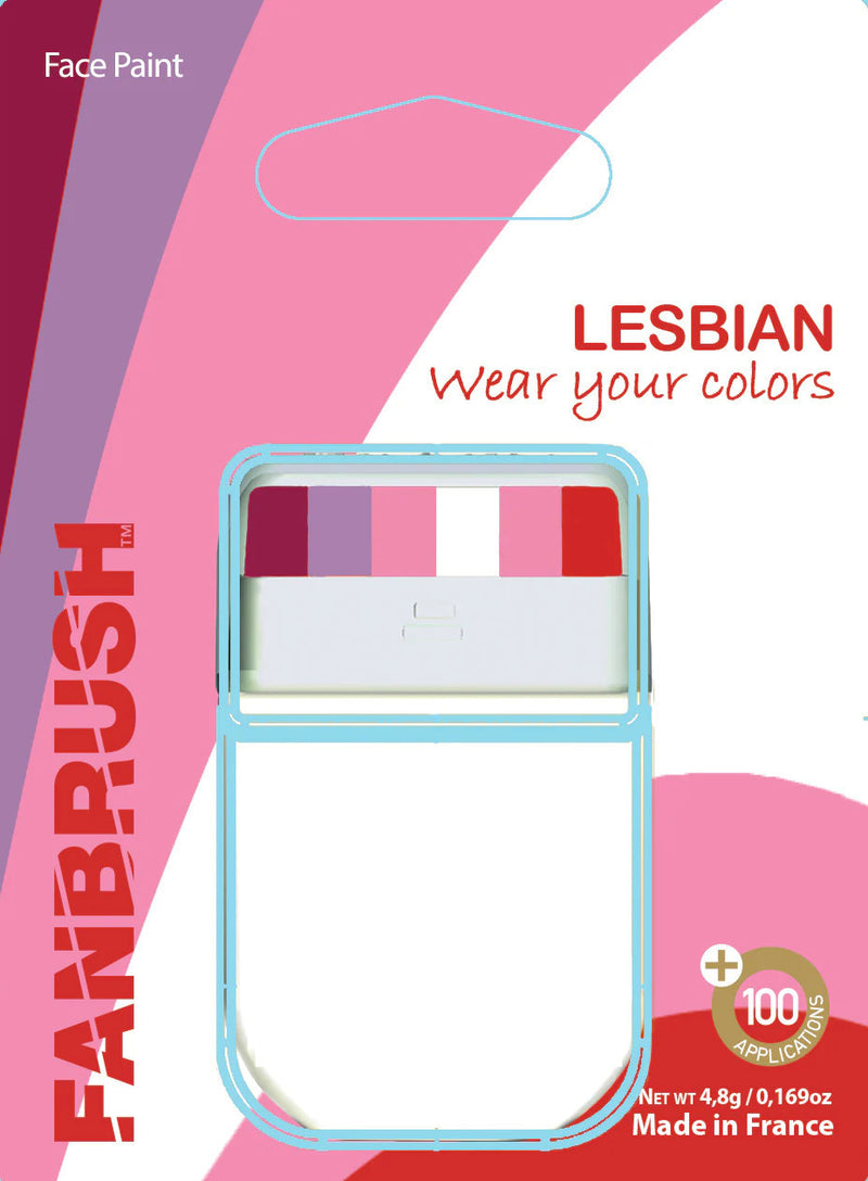 Lesbian Face Paint