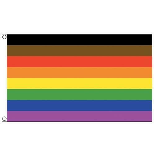 Inclusive Rainbow Pride Flag