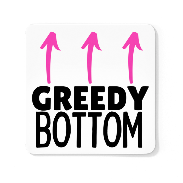 Hungry Top & Greedy Bottom Coaster Set