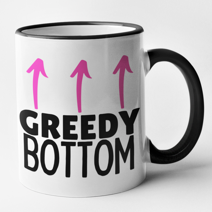 Hungry Top & Greedy Bottom Mug Set