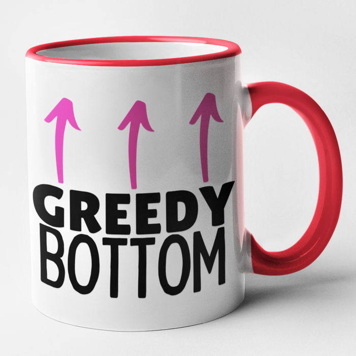 Hungry Top & Greedy Bottom Mug Set