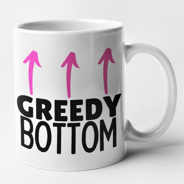 Hungry Top & Greedy Bottom Mug Set