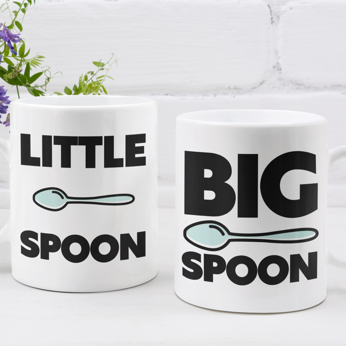 Big Spoon + Little Spoon Couple Mug Set