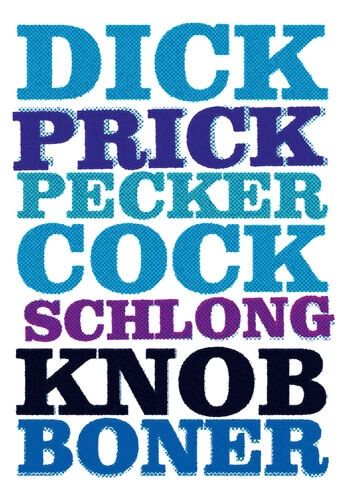 Dick Prick Pecker Cock Postcard