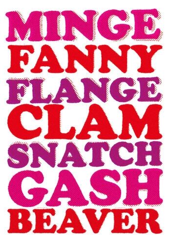 Minge Fanny Flange Postcard