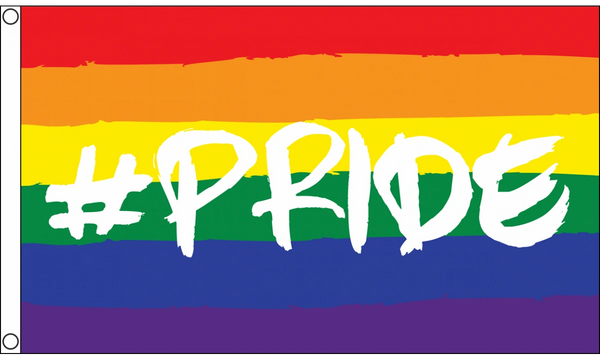 Hashtag Pride Flag #pride