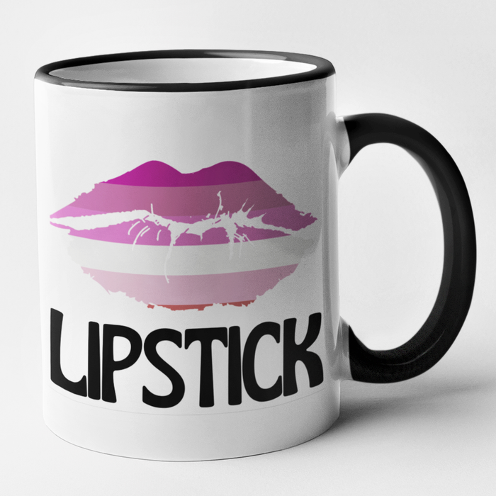 Butch & Lipstick Lesbian Couple Mug Set