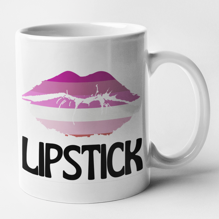 Butch & Lipstick Lesbian Couple Mug Set