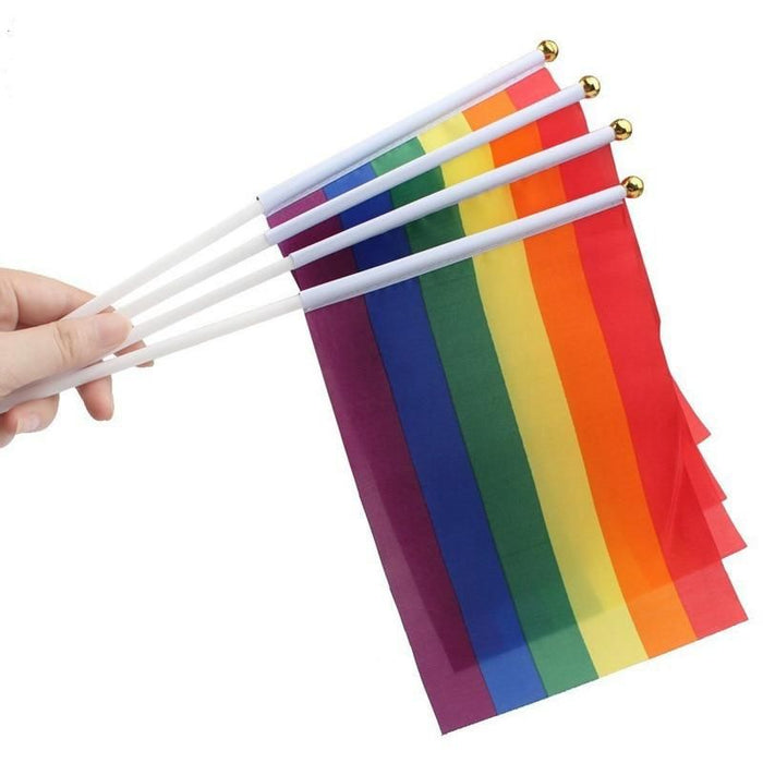 Rainbow Hand Flags ( pack of 2 )